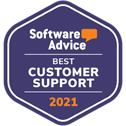 Software Advice Badge - Best Customer Support for Property Management